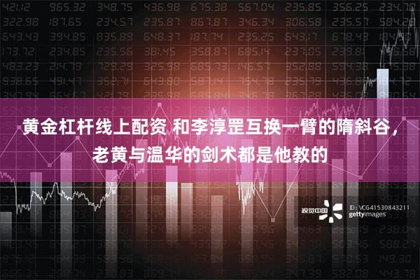 黄金杠杆线上配资 和李淳罡互换一臂的隋斜谷，老黄与温华的剑术都是他教的