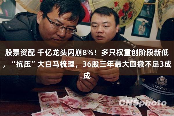 股票资配 千亿龙头闪崩8%！多只权重创阶段新低，“抗压”大白马梳理，36股三年最大回撤不足3成