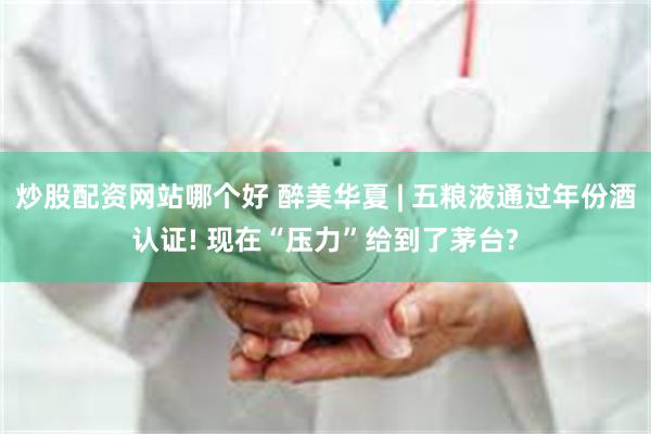 炒股配资网站哪个好 醉美华夏 | 五粮液通过年份酒认证! 现在“压力”给到了茅台?