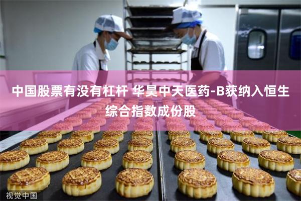 中国股票有没有杠杆 华昊中天医药-B获纳入恒生综合指数成份股