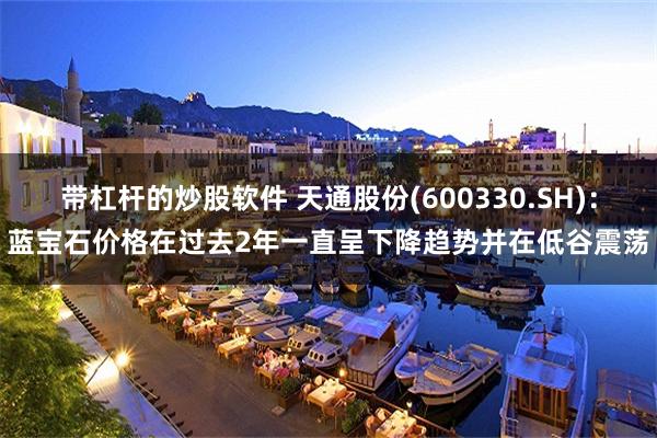 带杠杆的炒股软件 天通股份(600330.SH)：蓝宝石价格在过去2年一直呈下降趋势并在低谷震荡