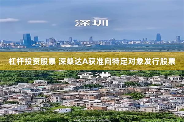 杠杆投资股票 深桑达A获准向特定对象发行股票