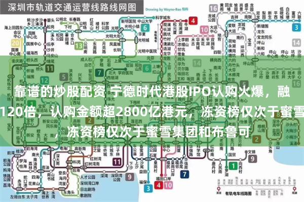靠谱的炒股配资 宁德时代港股IPO认购火爆，融资认购倍数超120倍，认购金额超2800亿港元，冻资榜仅次于蜜雪集团和布鲁可