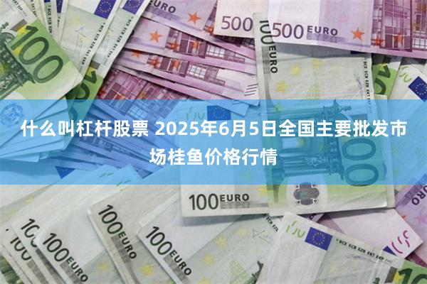 什么叫杠杆股票 2025年6月5日全国主要批发市场桂鱼价格行情