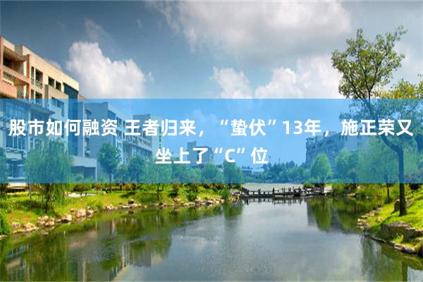 股市如何融资 王者归来，“蛰伏”13年，施正荣又坐上了“C”位