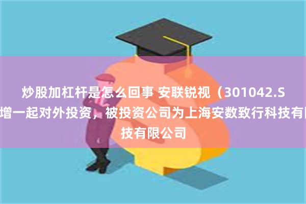 炒股加杠杆是怎么回事 安联锐视（301042.SZ）新增一起对外投资，被投资公司为上海安数致行科技有限公司