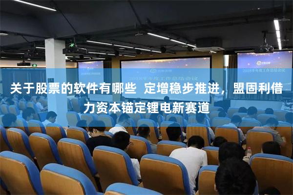 关于股票的软件有哪些  定增稳步推进，盟固利借力资本锚定锂电新赛道
