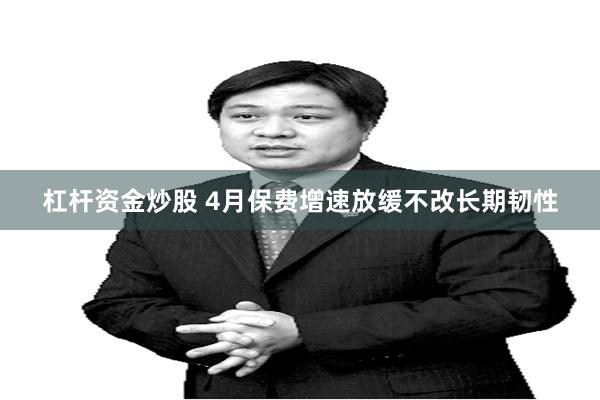 杠杆资金炒股 4月保费增速放缓不改长期韧性
