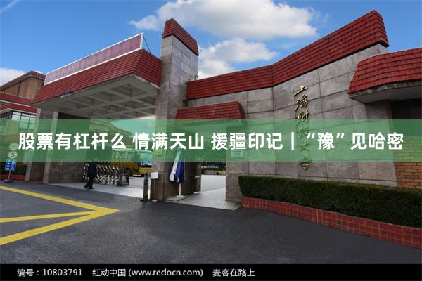 股票有杠杆么 情满天山 援疆印记｜“豫”见哈密
