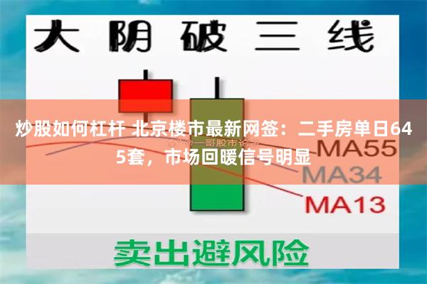 炒股如何杠杆 北京楼市最新网签：二手房单日645套，市场回暖信号明显