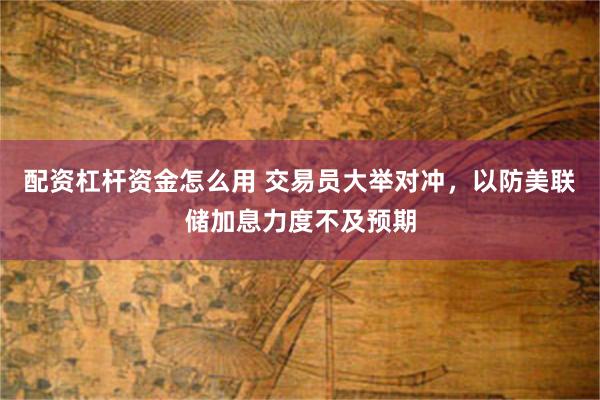 配资杠杆资金怎么用 交易员大举对冲，以防美联储加息力度不及预期