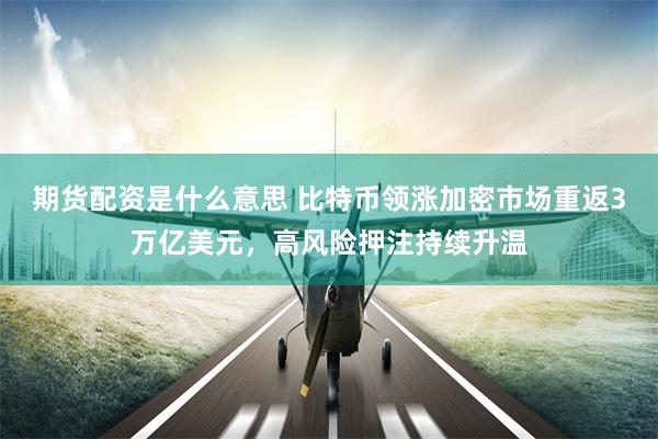 期货配资是什么意思 比特币领涨加密市场重返3万亿美元，高风险押注持续升温